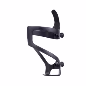LINK CARRIER, 1 piece, bottle holder with left-side access, carbon bidon holder, black