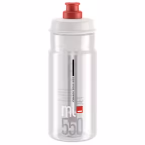 Bidon Jet 950 ml transparent-rouge