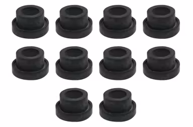 SKS Rubber Insert Brass Valve Stem Set of 10 Pieces