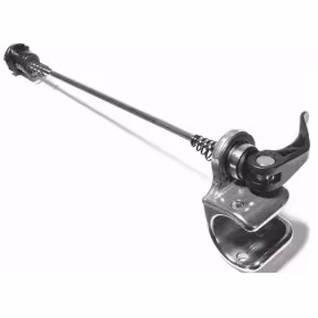 Achskupplung ezHitch, Aluschale inkl. Schnellspanner