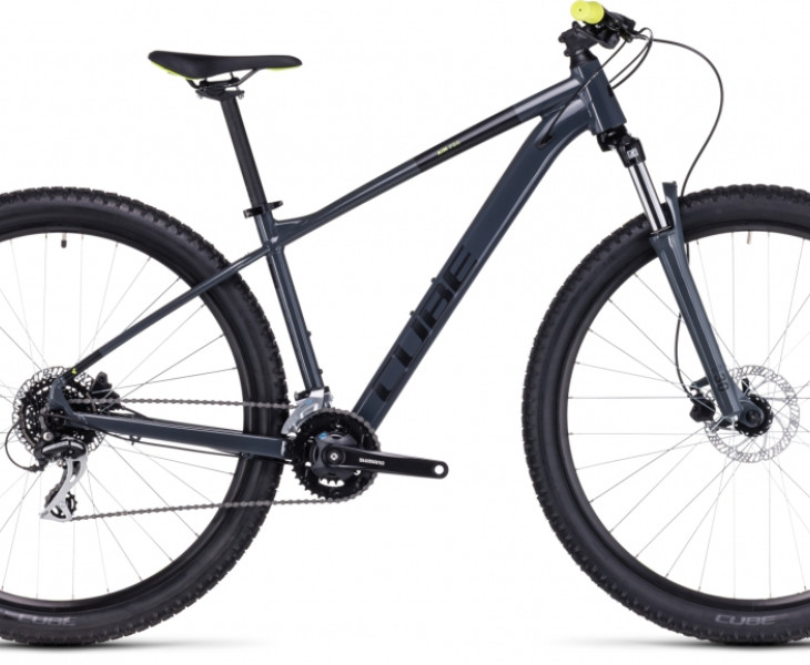cube aim pro grey n flashyellow 2021