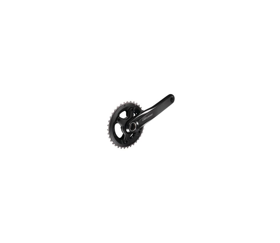 Shimano Kettenradgarnitur Deore FC-M6000 HT II 175 mm 36x26 Box schwarz