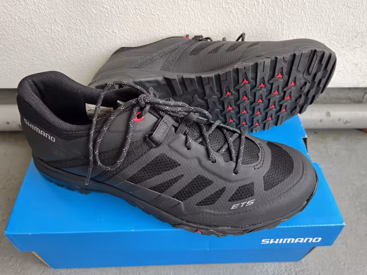 Flat Veloschuhe Shimano ET5 Grössen 43