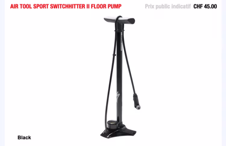 Air Tool Sport SwitchHitter II Floor Pump