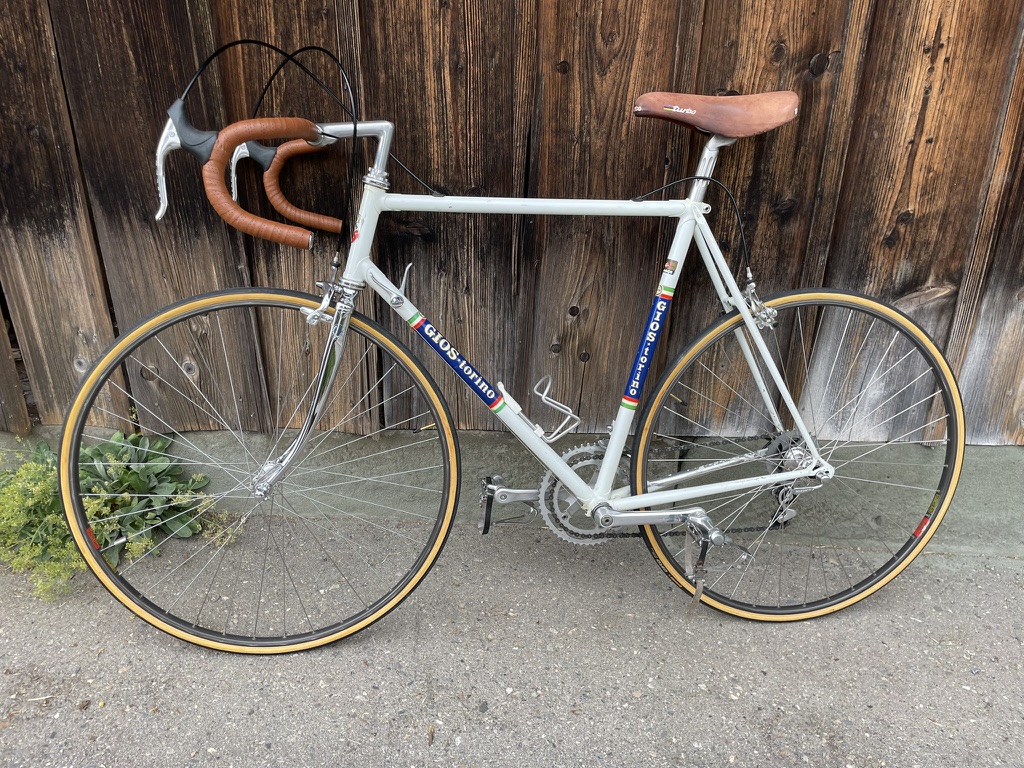 GIOS vintage white racing bicycle
