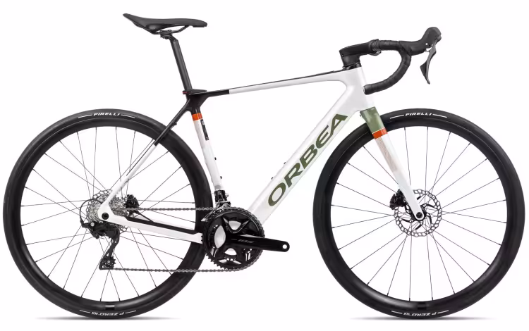 Orbea Gain M30I Custom L White -Green