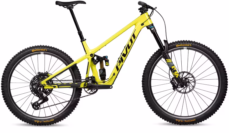 Pivot Firebird V5 Mullet Mxmd, Ride 70/90 Eagle Transmission-Kit, Yolo Yellow.