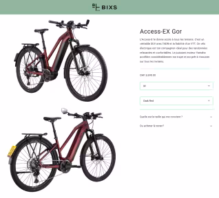 Bixs Access Ex Gor Red Taille M