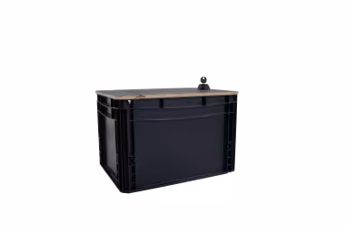 Chike Transportboxen mit Deckel (Euroboxen-Set)