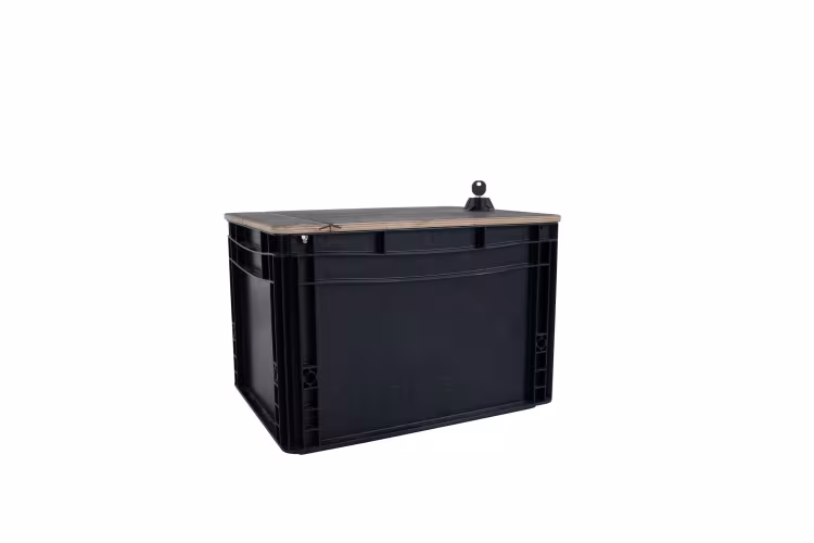 Chike Transportboxen mit Deckel (Euroboxen-Set)