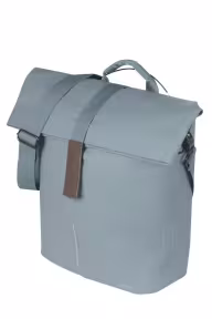 Basil CITY SHOPPER, Fahrradtasche, Graphit Blue, MIK Studs System, regenabweisend
