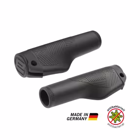 Ergotec Griffe EG-AMBITION, schwarz, 135/92mm, Schraubklemmung, ergonomische Form