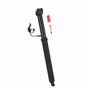 Ergotec Vario-Sattelstütze VIPER UP&DOWN S gefedert, 34.9mm, 397mm, 0mm Versatz, LEVEL 6