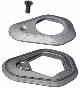 Bergstrom ATV Mounting Plate Start Button