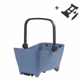 Basil BUDDY MIK 2.0, Hundefahrradkorb, faded denim