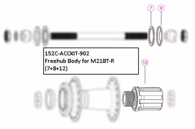 GIANT Freilauf Body /  M21BT-R
