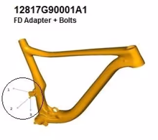 GIANT Derailleur Plate Trance, Anthem & XTC 29er MY17