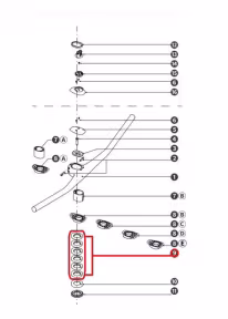 Giant distanziatore medio per Contact SLR Trail Integrated