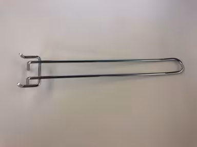 Topeak TDP-04-H gancio doppio Loop per display, argento