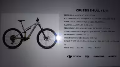 Crussis E-Full 11.11 (Avinox M2) 800Wh