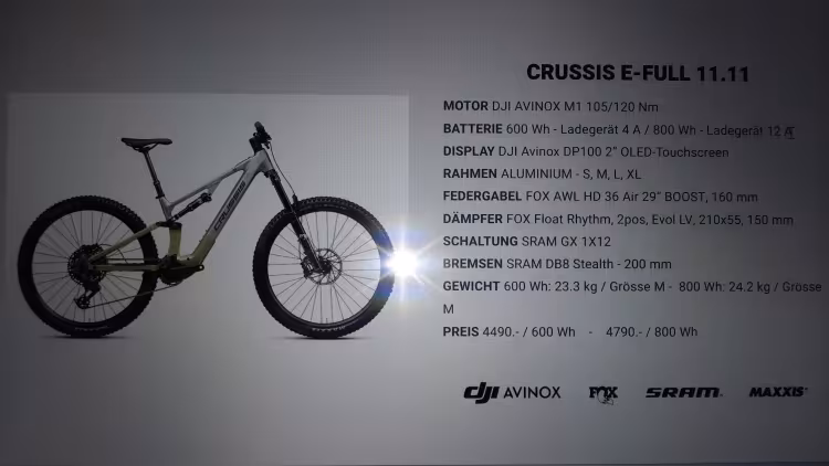 Crussis E-Full 11.11 (Avinox M2) 800Wh