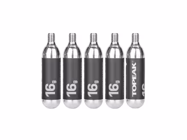 Topeak cartouches de CO2 16gr avec filetage (5 pièces)