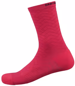 Shimano chaussettes originales hautes rouge ligne rouge