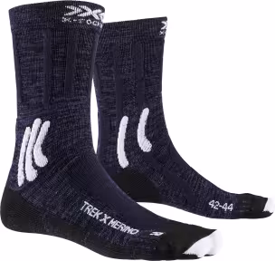 X-SOCKS Trek X Merino midnight blue/arctic white