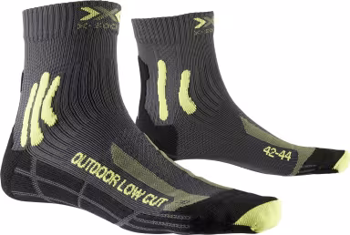 X-SOCKS Trek Outdoor Low Cut Anthracite/Lime