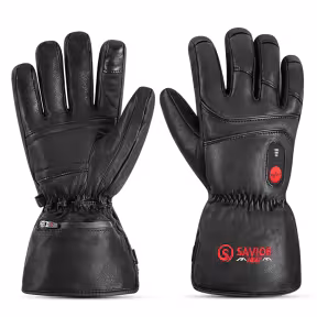 SAVIOR sports d'hiver Polar cuir Unisexe Noir