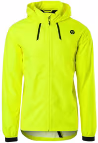 AGU giacca da pioggia compatta per pendolari Hi-vis giallo neon