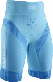 X-BIONIC Women Effektor 4.0 shorts de course effektor turquoise/blanc arctique
