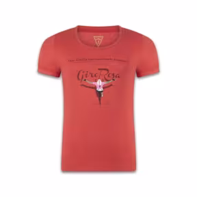 Le Patron W Giro rosa T-Shirt cranberry