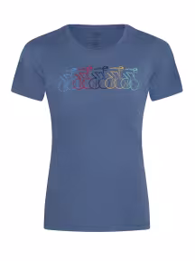 Le Patron W Peloton T-shirt bleu foncé