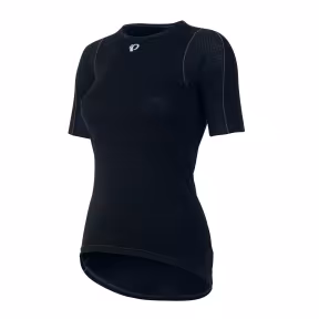 PEARL iZUMi W Transfer Wool SS couche de base de vélo noire