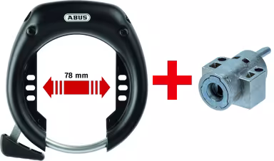 Abus Frame Lock 5755L & Battery Lock IT3 XPlus Bosch2 keyed alike black