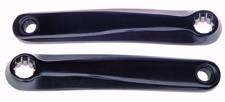 Kurbel 170 mm Alu ohne Schrauben ISIS schwarz