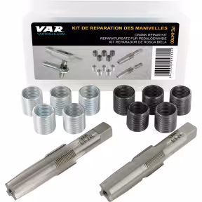 VAR set di punte filettate per pedali PE-04700 5/8"x24 tpi per sinistra e destra