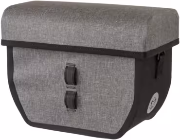 AGU borsa da manubrio SHELTER grigia