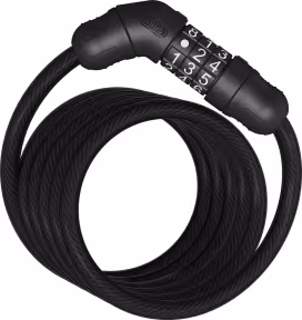 Abus Antivol à spirale Star 4508C/150 code sans support noir