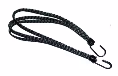 Luggage Carrier Strap 4-fold Black