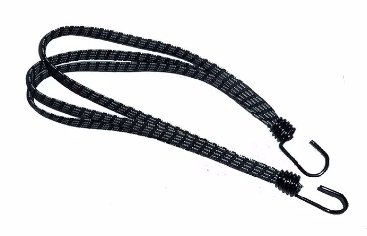 Luggage Carrier Strap 4-fold Black