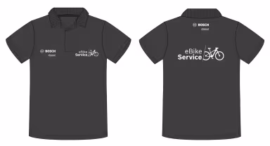 Bosch eBike Service Polo Shirt anthrazit