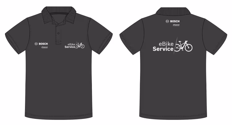 Bosch eBike Service Polo Shirt anthrazit