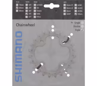 Shimano Kettenblatt DEORE LX FC-T551