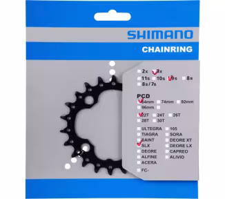 Shimano Kettenblatt SLX FC-M660 22 Zähne AA