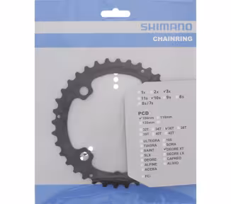 Shimano Kettenblatt XT FC-T781 36 Zähne AL