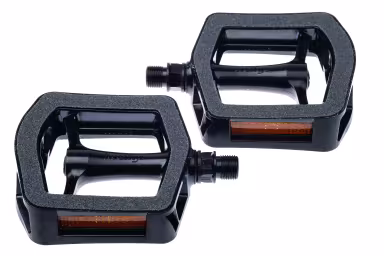 Wellgo Pedale C318DU 9/16" Alu mit Reflektor schwarz
