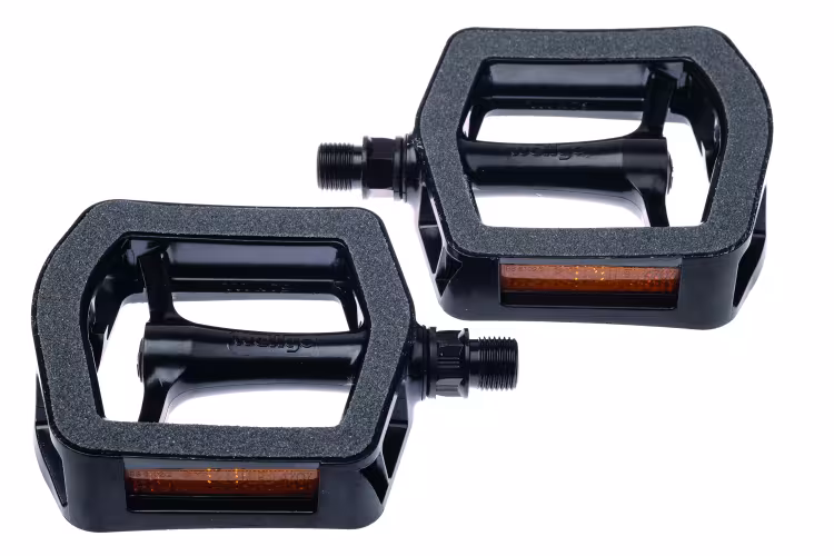 Wellgo pédales C318DU 9/16" alu avec réflecteur noir