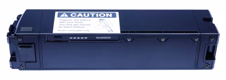 Shimano batteria STEPS BT-E8020 integrata 504 Wh / 36 V / 14 Ah nera